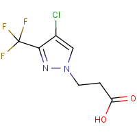 CAS: 1006470-23-0 | PC410473 | 3-[4-Chloro-3-(trifluoromethyl)-1H-pyrazol-1-yl]propanoic acid