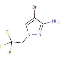 CAS: 1006471-06-2 | PC410475 | 4-Bromo-1-(2,2,2-trifluoroethyl)-1H-pyrazol-3-amine