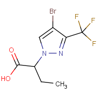 CAS: 1006473-58-0 | PC410481 | 2-[4-Bromo-3-(trifluoromethyl)-1H-pyrazol-1-yl]butanoic acid
