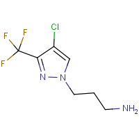 CAS: 1006482-40-1 | PC410491 | 3-[4-Chloro-3-(trifluoromethyl)-1H-pyrazol-1-yl]propan-1-amine