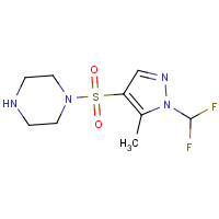 CAS: 1006482-97-8 | PC410493 | 1-{[1-(Difluoromethyl)-5-methyl-1H-pyrazol-4-yl]sulfonyl}piperazine