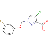 CAS: 1006489-14-0 | PC410499 | 4-Chloro-1-[(3-fluorophenoxy)methyl]-1H-pyrazole-3-carboxylic acid