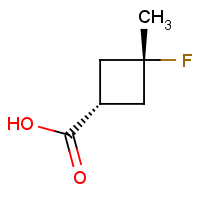 CAS:1455037-45-2 | PC411276 | cis-3-Fluoro-3-methylcyclobutane-1-carboxylic acid