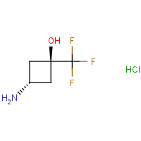 CAS:1408075-16-0 | PC411278 | trans-3-Amino-1-(trifluoromethyl)cyclobutan-1-ol hydrochloride