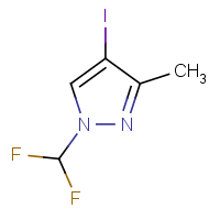 CAS: 1217862-89-9 | PC411302 | 1-(Difluoromethyl)-4-iodo-3-methyl-1H-pyrazole