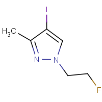 CAS: 1443278-85-0 | PC411305 | 1-(2-Fluoroethyl)-4-iodo-3-methyl-1H-pyrazole