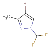 CAS: 1215295-92-3 | PC411325 | 4-Bromo-1-(difluoromethyl)-3-methyl-1H-pyrazole