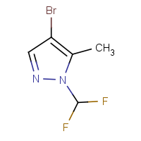 CAS: 1243250-04-5 | PC411326 | 4-Bromo-1-(difluoromethyl)-5-methyl-1H-pyrazole