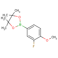 CAS:754226-34-1 | PC412031 | 2-(3-Fluoro-4-methoxyphenyl)4,4,5,5-tetramethyl-1,3,2-dioxaborolane