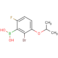 CAS:1072951-75-7 | PC412044 | 2-Bromo-6-fluoro-3-isopropoxyphenylboronic acid