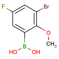 CAS:352525-85-0 | PC412073 | 3-Bromo-5-fluoro-2-methoxyphenylboronic acid