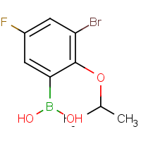 CAS:352534-84-0 | PC412075 | 3-Bromo-5-fluoro-2-isopropoxyphenylboronic acid