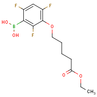 CAS: 1150114-31-0 | PC412138 | 3-(4-Ethoxycarbonylbutyloxy)-2,4,6-trifluorophenylboronic acid
