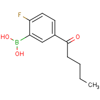 CAS: 1072951-52-0 | PC412144 | 2-Fluoro-5-pentanoylphenylboronic acid