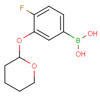 CAS: 1217501-17-1 | PC412159 | 4-Fluoro-3-(tetrahydro-2H-pyran-2-yloxy)phenylboronic acid