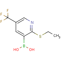 CAS:1256345-55-7 | PC412174 | 2-Ethylthio-5-trifluoromethylpyridine-3-boronic acid