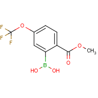 CAS:1217500-75-8 | PC412181 | 2-(Methoxycarbonyl)-5-(trifluoromethoxy)phenylboronic acid