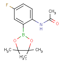 CAS:1150271-55-8 | PC412211 | 2-Acetamido-5-fluorophenylboronic acid, pinacol ester