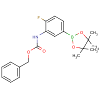 CAS: 1256359-14-4 | PC412229 | 3-(Benzyloxycarbonylamino)-4-fluorophenylboronic acid, pinacol ester