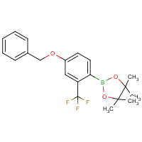 CAS:1218790-07-8 | PC412233 | 4-Benzyloxy-2-trifluoromethylphenylboronic acid, pinacol ester