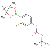 CAS:1256256-45-7 | PC412237 | 4-(BOC-Amino)-2-fluorophenylboronic acid, pinacol ester