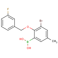 CAS: 849062-40-4 | PC412245 | 3-Bromo-2-(3'-fluorobenzyloxy)-5-methylphenylboronic acid