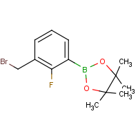 CAS:1256360-37-8 | PC412257 | 3-Bromomethyl-2-fluorophenylboronic acid, pinacol ester