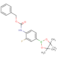 CAS:1218791-14-0 | PC412285 | 4-(Cbz-Amino)-3-fluorophenylboronic acid, pinacol ester