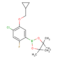 CAS:1256360-17-4 | PC412288 | 4-Chloro-5-(cyclopropylmethoxy)-2-fluorophenylboronic acid, pinacol ester