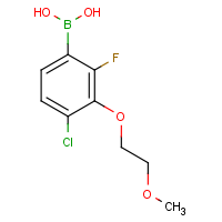 CAS: 1256346-26-5 | PC412300 | 4-Chloro-2-fluoro-3-(2-methoxyethoxy)phenylboronic acid