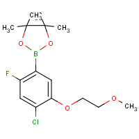 CAS: 1256360-21-0 | PC412301 | 4-Chloro-2-fluoro-5-(2-methoxyethoxy)phenylboronic acid, pinacol ester