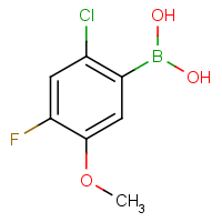 CAS: 1256355-46-0 | PC412302 | 2-Chloro-4-fluoro-5-methoxyphenylboronic acid