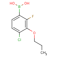 CAS: 1256346-23-2 | PC412311 | 4-Chloro-2-fluoro-3-propoxyphenylboronic acid