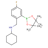 CAS:1256360-60-7 | PC412343 | 2-(Cyclohexylaminomethyl)-5-fluorophenylboronic acid, pinacol ester