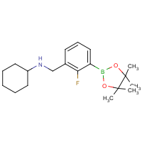 CAS:1256360-45-8 | PC412344 | 3-(N-Cyclohexylaminomethyl)-2-fluorophenylboronic acid, pinacol ester
