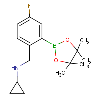 CAS:1256360-58-3 | PC412346 | 2-(Cyclopropylaminomethyl)-5-fluorophenylboronic acid, pinacol ester