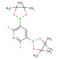 CAS: 1218789-90-2 | PC412386 | 2,6-Difluoropyridine-3,5-diboronic acid, pinacol ester