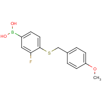 CAS: 1072946-13-4 | PC412436 | 3-Fluoro-4-(4-methoxybenzylthio)phenylboronic acid