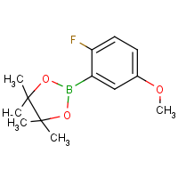 CAS:1190129-83-9 | PC412444 | 2-(2-Fluoro-5-methoxyphenyl)-4,4,5,5-tetramethyl-1,3,2-dioxaborolane