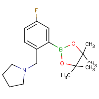 CAS:1256359-05-3 | PC412479 | 5-Fluoro-2-(pyrrolidinomethyl)phenylboronic acid, pinacol ester