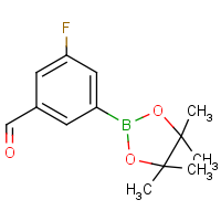 CAS: 1112209-24-1 | PC412483 | 3-Fluoro-5-(4,4,5,5-tetramethyl-1,3,2-dioxaborolan-2-yl)benzaldehyde