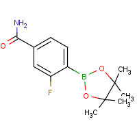 CAS:957346-54-2 | PC412484 | 3-Fluoro-4-(tetramethyl-1,3,2-dioxaborolan-2-yl)benzamide