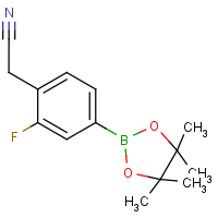 CAS:1220219-61-3 | PC412489 | 2-(2-Fluoro-4-(4,4,5,5-tetramethyl-1,3,2-dioxaborolan-2-yl)phenyl)acetonitrile