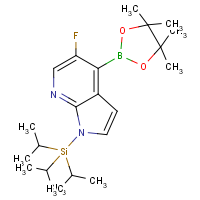 CAS: 1241950-72-0 | PC412490 | 5-Fluoro-4-(4,4,5,5-tetramethyl-1,3,2-dioxaborolan-2-yl)-1-(triisopropylsilyl)-1H-pyrrolo[2,3-b]pyri