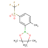 CAS:1150271-69-4 | PC412532 | 2-Methyl-5-(trifluoromethylsulfonyl)phenylboronic acid, pinacol ester
