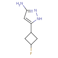 CAS: | PC420024 | 5-(3-Fluoro-cyclobutyl)-1H-pyrazol-3-ylamine