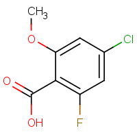 CAS: 1082042-25-8 | PC421044 | 4-Chloro-2-fluoro-6-methoxy-benzoic acid
