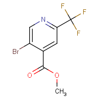 CAS: 1211589-41-1 | PC421064 | 5-Bromo-2-trifluoromethyl-isonicotinic acid methyl ester