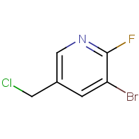 CAS: 1227584-17-9 | PC421079 | 3-Bromo-5-(chloromethyl)-2-fluoropyridine
