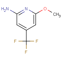 CAS: 1598267-75-4 | PC421107 | 6-Methoxy-4-trifluoromethyl-pyridin-2-ylamine